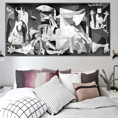 Guernica Famous Abstract Painting by Pablo Picasso Printed on Canvas