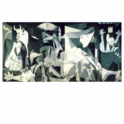 Guernica Famous Abstract Painting by Pablo Picasso Printed on Canvas - Image 4