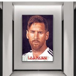 Football Sport Star Leo Messi PosterPrint Poster Sports Art Banner Football Fan Kids Wall Decor Home Decoration Cuadros