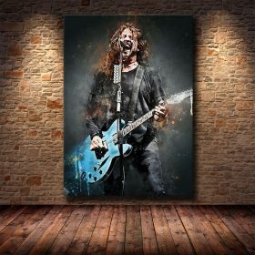 Star Posters and Prints Pop Art Rock and Roll Band Canvas Picture for Living Room Graffiti Portrait Painting Home Room Decor