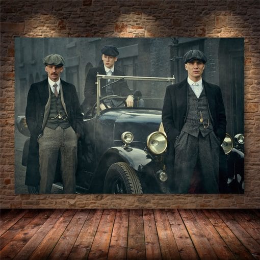 British High Score Crime Drama Peaky Blinders Poster Hight Quality Canvas Painting Home Decor Wall Art Duvar Tablolar