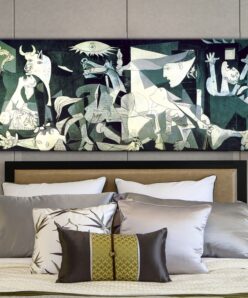 Picasso Famous Guernica Art Paintings on Canvas Abstract Prints and Posters Wall Art Picture Artwork for Living Room Home Decor