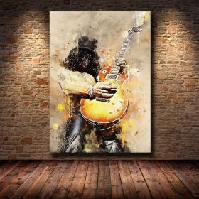 Star Posters and Prints Pop Art Rock and Roll Band Canvas Picture for Living Room Graffiti Portrait Painting Home Room Decor
