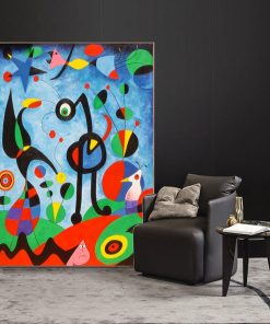 The Garden Painted 1925 by Joan Miro Printed on Canvas