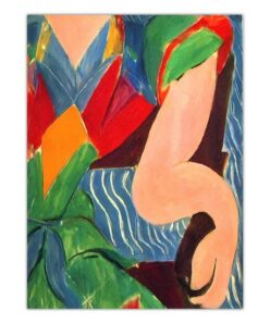 Canvas Printed Home Decor Watercolor Painting Wall Art Modular French Henri Matisse Girl Nordic Poster Pictures For Living Room