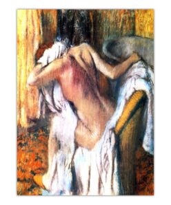 Home Decoration Print Canvas Art Wall Pictures for Living Room Poster Paitings French Edgar Degas Bathing girl 1