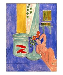 Canvas Printed Home Decor Watercolor Painting Wall Art Modular French Henri Matisse Girl Nordic Poster Pictures For Living Room