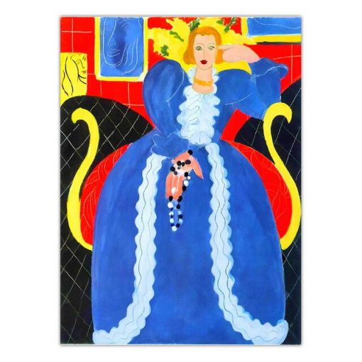 Canvas Printed Home Decor Watercolor Painting Wall Art Modular French Henri Matisse Girl Nordic Poster Pictures For Living Room