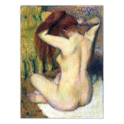 Home Decoration Print Canvas Art Wall Pictures for Living Room Poster Paitings French Edgar Degas Bathing girl 1