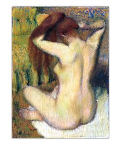 Home Decoration Print Canvas Art Wall Pictures for Living Room Poster Paitings French Edgar Degas Bathing girl 1