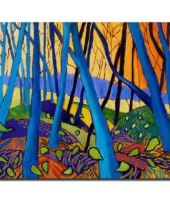 Winter Trees By David Hockney Canvas Painting Modern Abstrcat Prints and Posters Wall Art Pictures for Living Room Home Decor