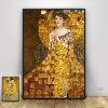 The Kiss and Portrait of Adele Bloch-Bauer by Gustav Klimt Printed on Canvas