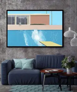 David Hockney A Bigger Splashist Canvas Painting Hot New Art Posters and Prints Wall Art Picture for Living Room Home Decoration