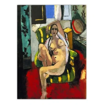 Henri M. 1925 Odalisque with a Tambourine