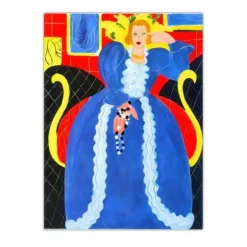 Henri M. 1937 Woman in Blue