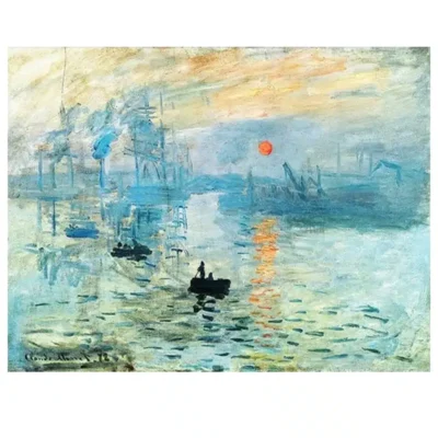 Impression Sunrise by Claude Monet 1872