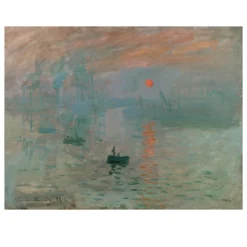 Impression Sunrise by Claude Monet 1872
