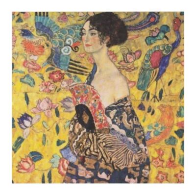 Lady with Fan by Gustav Klimt 1918