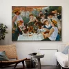 Luncheon of the Boating Party by Pierre Auguste Printed on Canvas