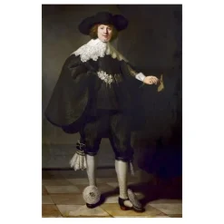 Marten Soolmans and Oopjen Coppit Wedding Painting by Rembrandt