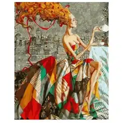 Nordic Restoring Ancient Ways Style Paintings Printed on Canvas - Image 2