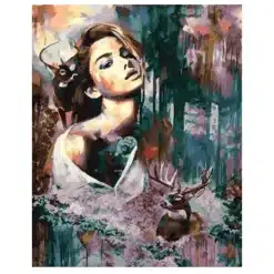 Nordic Restoring Ancient Ways Style Paintings Printed on Canvas - Image 3