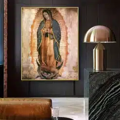 Our Lady of Guadalupe Wall Art Painting Printed on Canvas