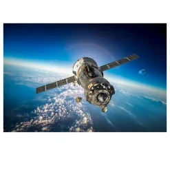 Our Solar System Earth Moon Sun Astronaut Galaxy Artwork Printed on Canvas - Image 12