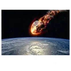 Our Solar System Earth Moon Sun Astronaut Galaxy Artwork Printed on Canvas - Image 13