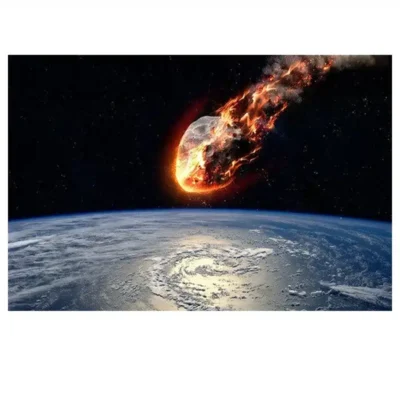 Our Solar System Earth Moon Sun Astronaut Galaxy Artwork Printed on Canvas - Image 13