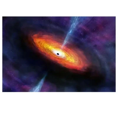 Our Solar System Earth Moon Sun Astronaut Galaxy Artwork Printed on Canvas - Image 9