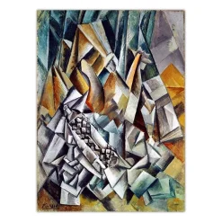 Still Life with Bottle of Anis del Mono by Pablo Picasso 1909