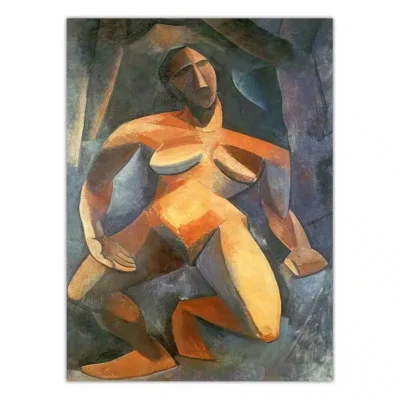 Pablo Picasso 1908 A Driade (Nude in the Forest)