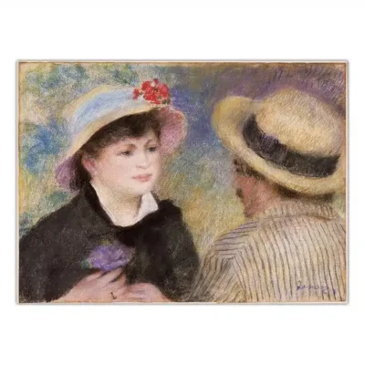 Pierre-Auguste Renoir 1881 Boating Couple (Aline Charigot and Renoir)