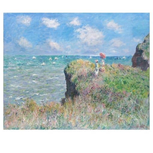 The Cliff Walk at Pourville by Claude Monet 1882