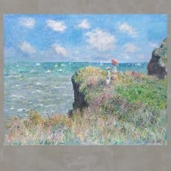 The Cliff Walk at Pourville by Claude Monet 1882 2