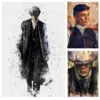 Tommy Shelby in Peaky Blinders Printed on Canvas