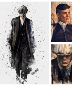 Tommy Shelby in Peaky Blinders Printed on Canvas