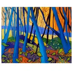 Winter Trees by David Hockney Modern Abstract Painting