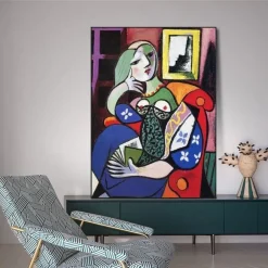 Woman With Book by Pablo Picasso