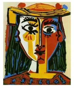 Woman With Hat by Pablo Picasso 1962