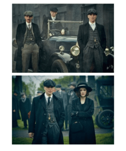 British Crime Drama Peaky Blinders Picture Printed on Canvas