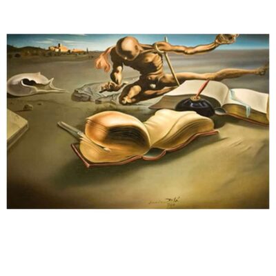 Salvador Dalí and Others with Great Surrealism Paintings Printed on Canvas - Image 8