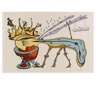 Salvador Dalí and Others with Great Surrealism Paintings Printed on Canvas - Image 10