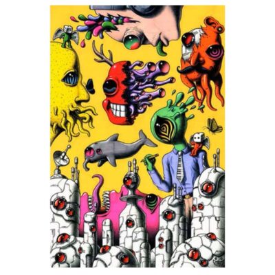 Salvador Dalí and Others with Great Surrealism Paintings Printed on Canvas - Image 13