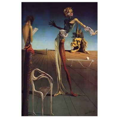Salvador Dalí and Others with Great Surrealism Paintings Printed on Canvas - Image 14