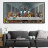 Basketball Players Last Supper Painting Printed on Canvas 1