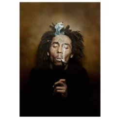 Bob Marley Singer Canvas Poster Printed on Canvas - Image 2