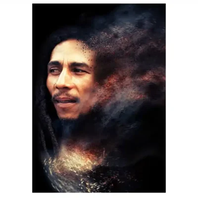 Bob Marley Singer Canvas Poster Printed on Canvas - Image 11