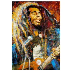 Bob Marley Singer Canvas Poster Printed on Canvas - Image 3